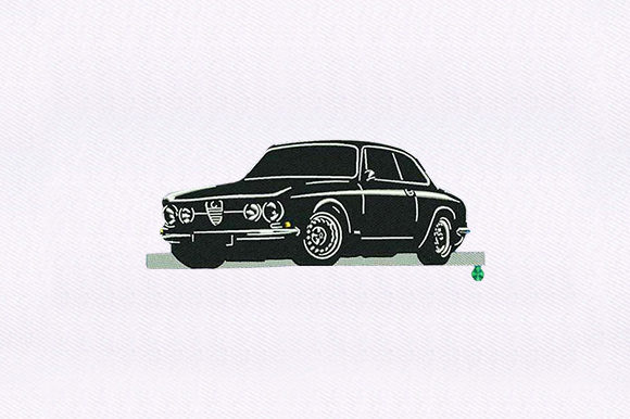 Coupe Car Embroidery Design