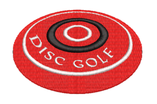 Disc Golf Disc Embroidery