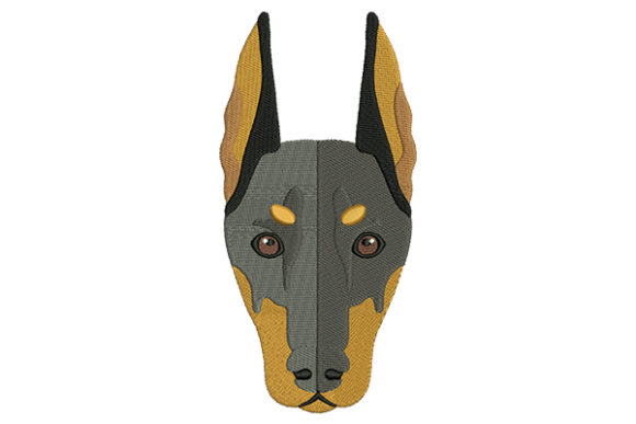 Doberman Face Embroidery Review