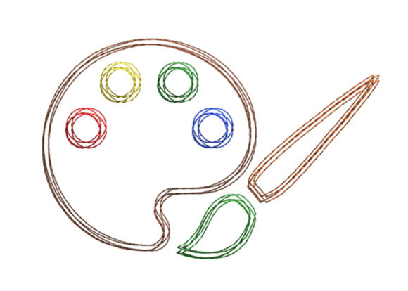 Painting Palette Scribble Stitch Review