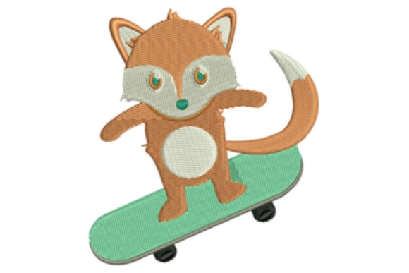 Skateboard Fox Embroidery Review